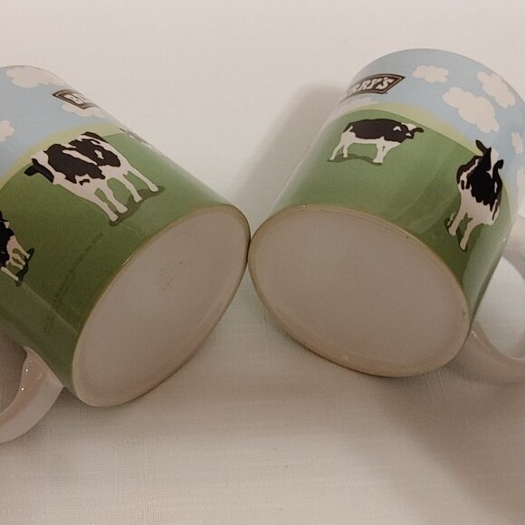 Vtg 2004 Woody Jackson Ben and Jerrys Cows Mug Vermont Holstein Dairy Farm x2 - Picture 6 of 6